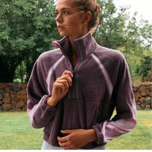 Free People Half Zip Crop So Fly